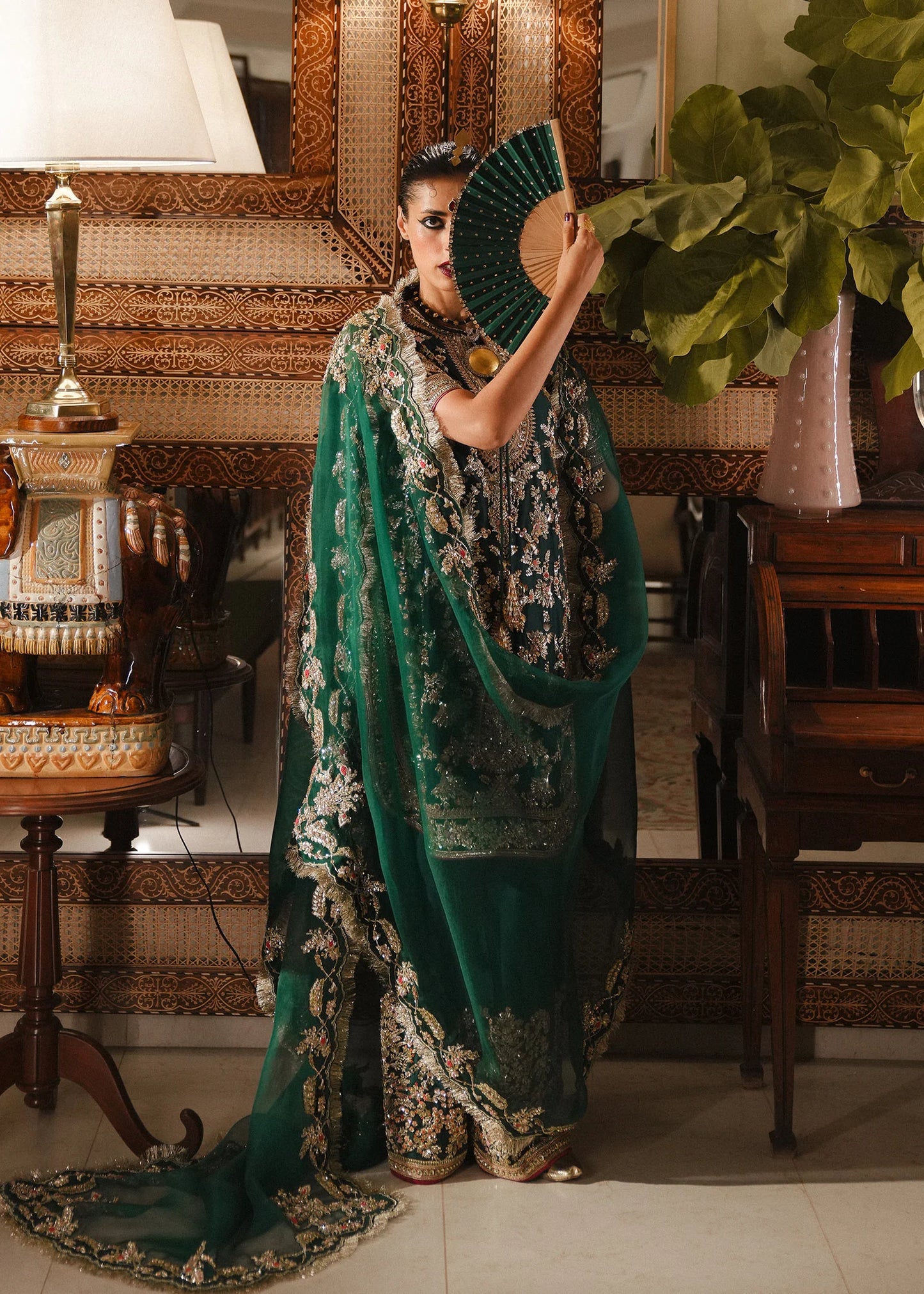 Hussain Rehar | 3 Piece Unstitched Embroidered Raw Silk | Mayle