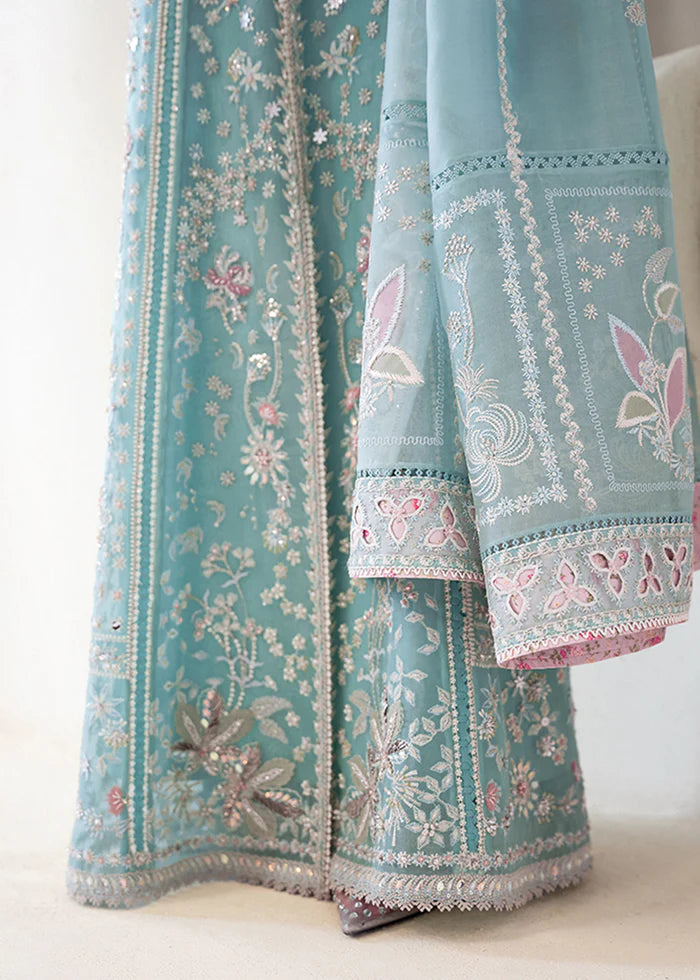 Suffuse | 3 Piece Unstitched Embroidered Organza | Iyara