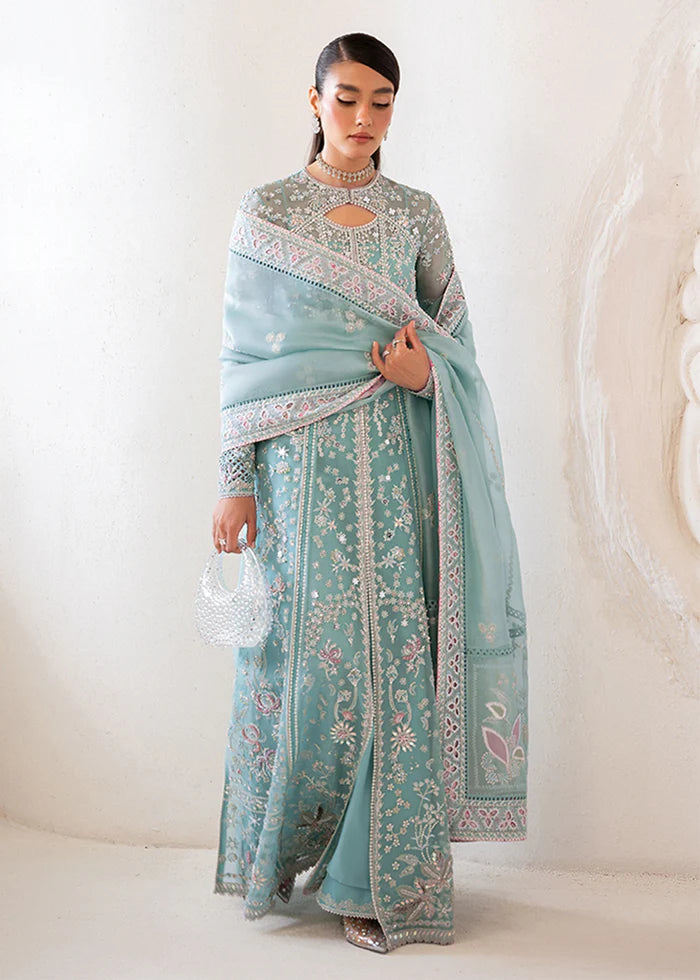 Suffuse | 3 Piece Unstitched Embroidered Organza | Iyara