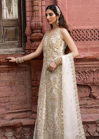 Kanwal Maik | 3 Piece Unstitched Embroidered Organza | Nisha