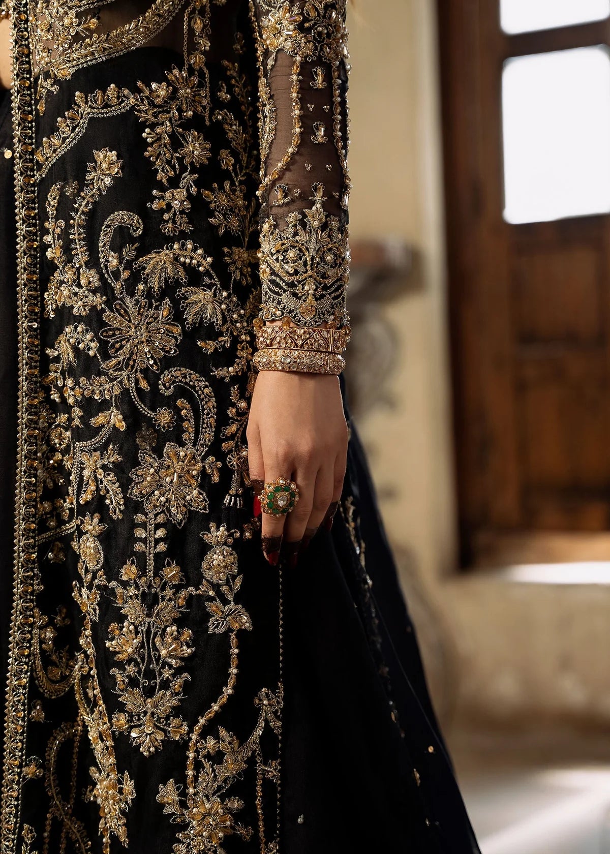 Kanwal Malik | 3 Piece Unstitched Embroidered Organza | Shahtaj