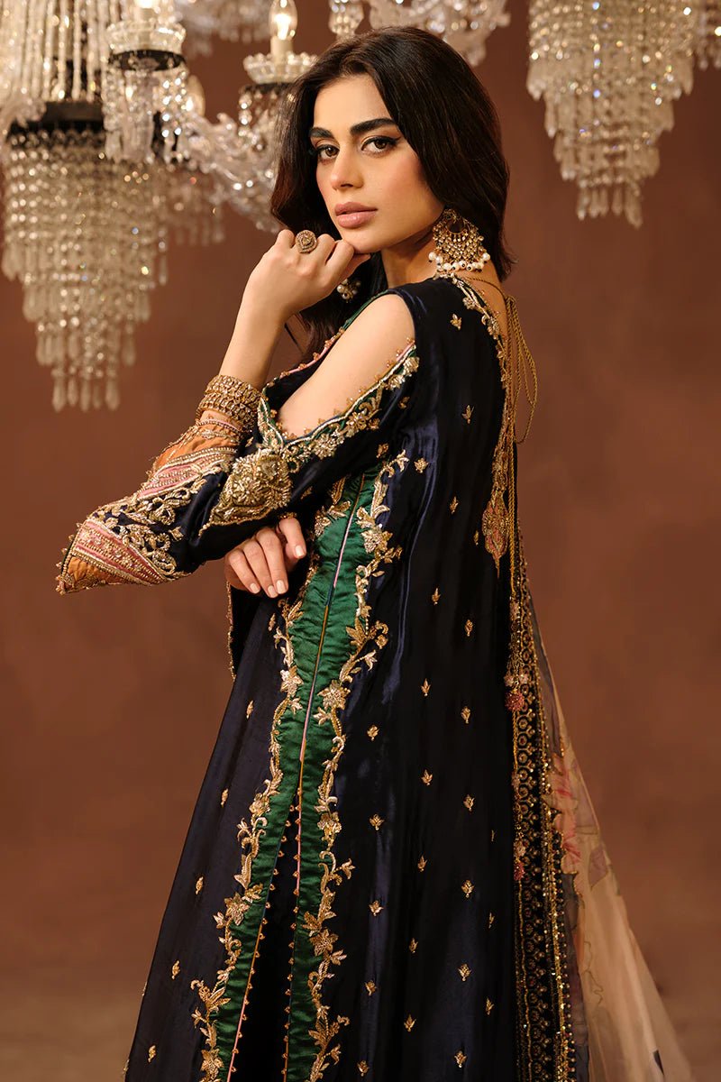 Shazia Kiyani | 3 Piece Unstitched Embroidered Tissue Silk | Shahana