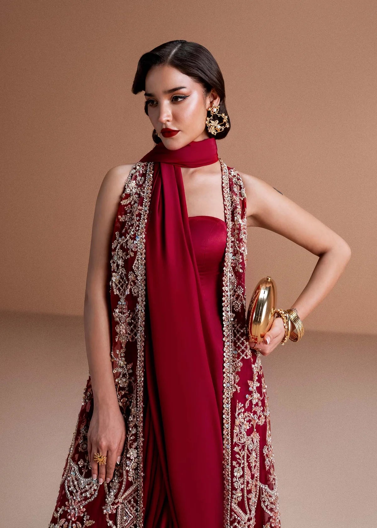 Kanwal Malik | 3 Piece Unstitched Embroidered Organza | Naura