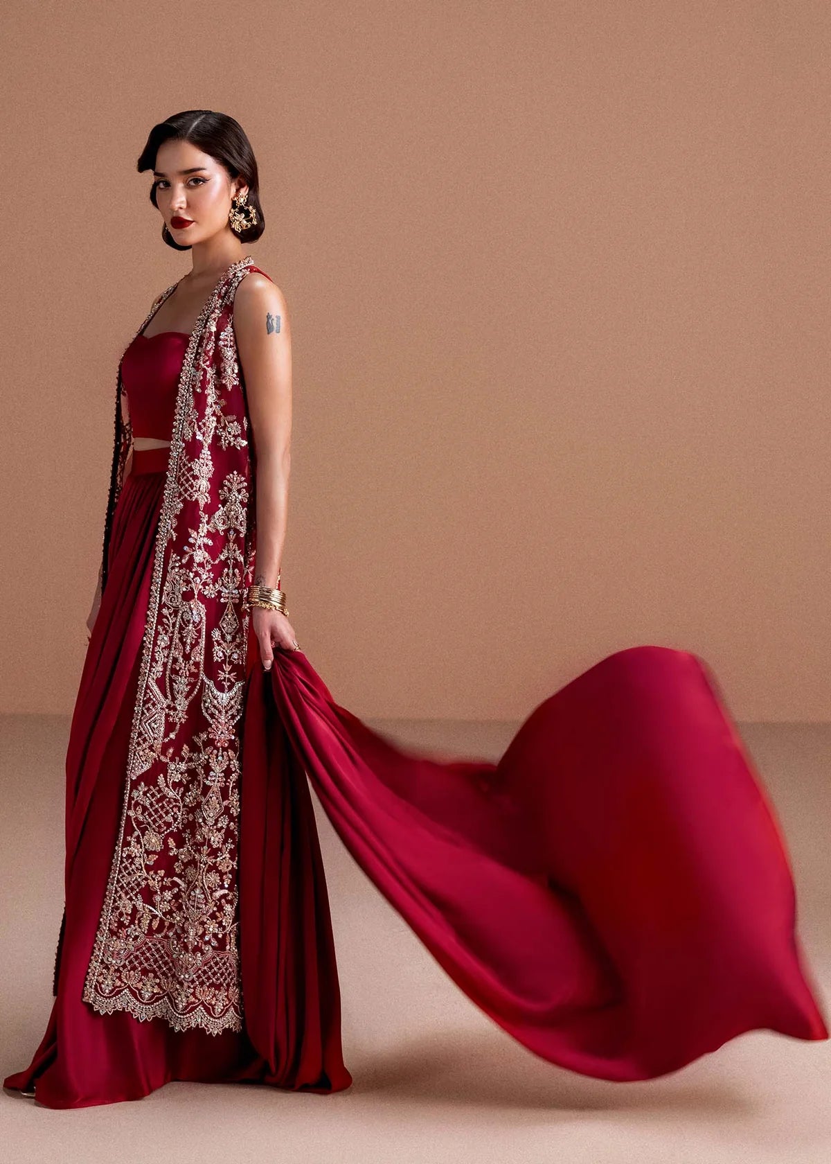 Kanwal Malik | 3 Piece Unstitched Embroidered Organza | Naura