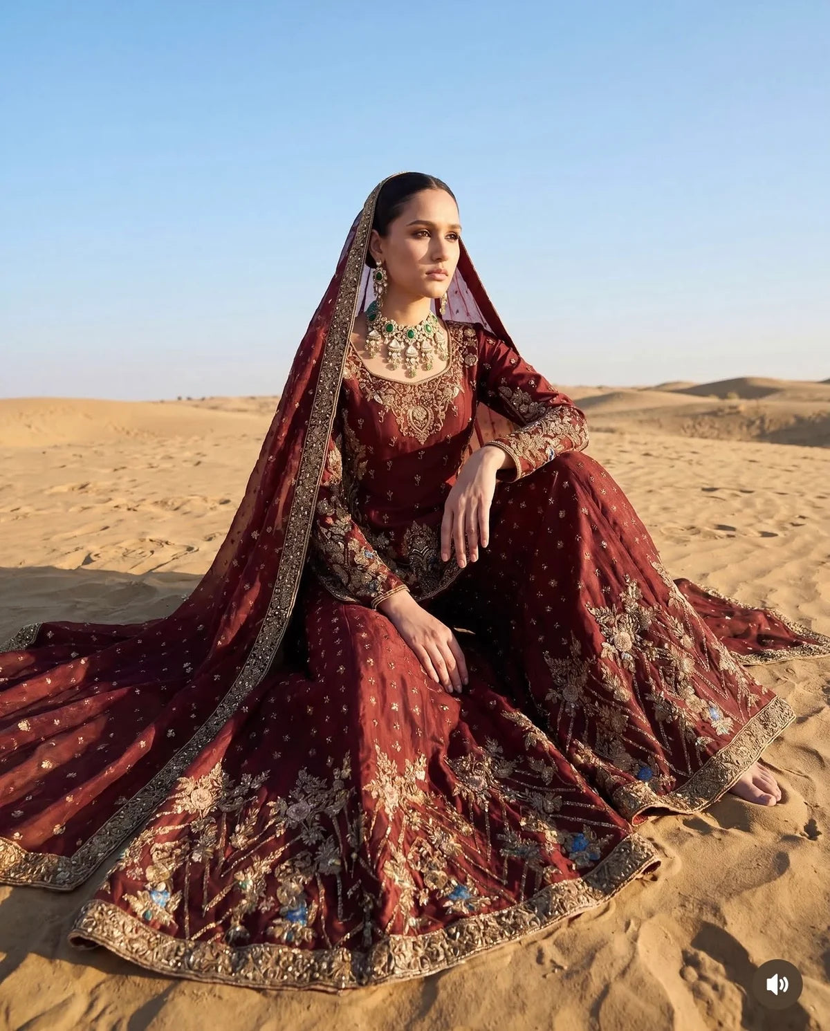 Ahmad Sultan | 3 Piece Unstitched Embroidered Tussle Silk | Aethel