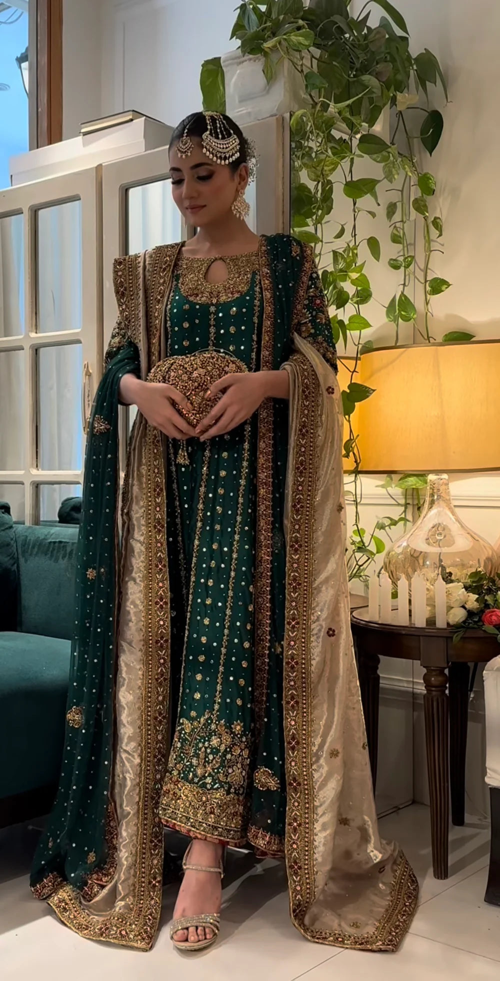 Haris Shakeel | 3 Piece Unstitched Embroidered Raw Silk | Mehru