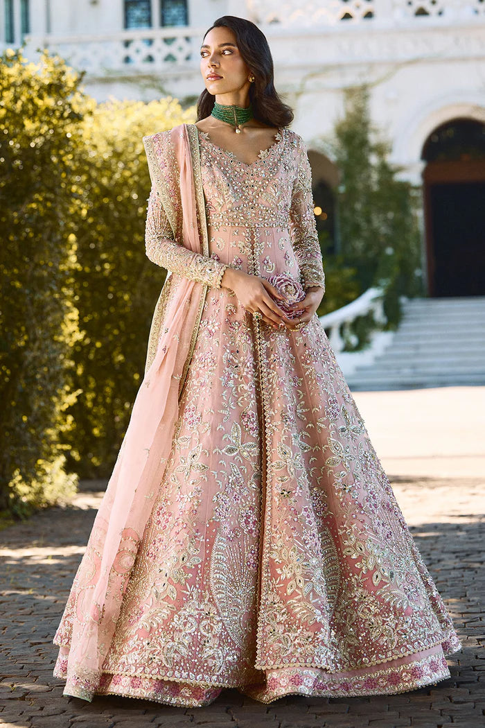 Soraya | 3 Piece Unstitched Organza Lehnga | Florencea