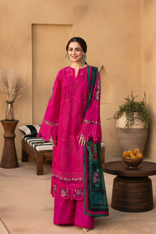 Saira Rizwan | 3 Piece Unstitched Embroidered Lawn | ELODIE-SRL25-04