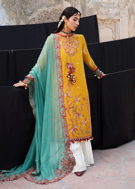 Hussain Rehar | 3 Piece Unstitched Embroidered Lawn | Masam