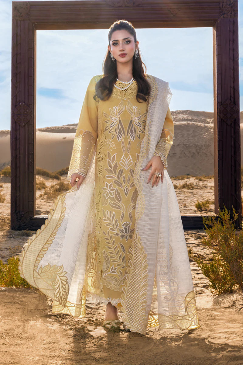 Rang Rasiya | 3 Piece Unstitched Embroidered Lawn | Hoorain