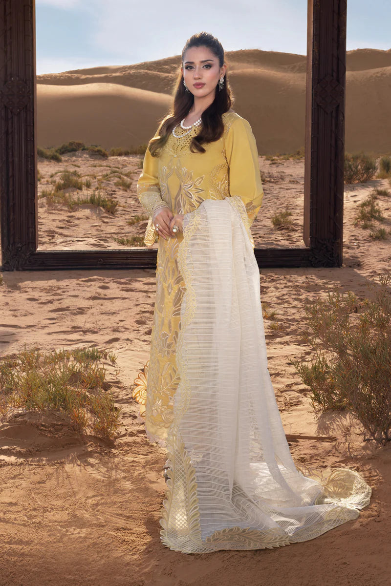 Rang Rasiya | 3 Piece Unstitched Embroidered Lawn | Hoorain