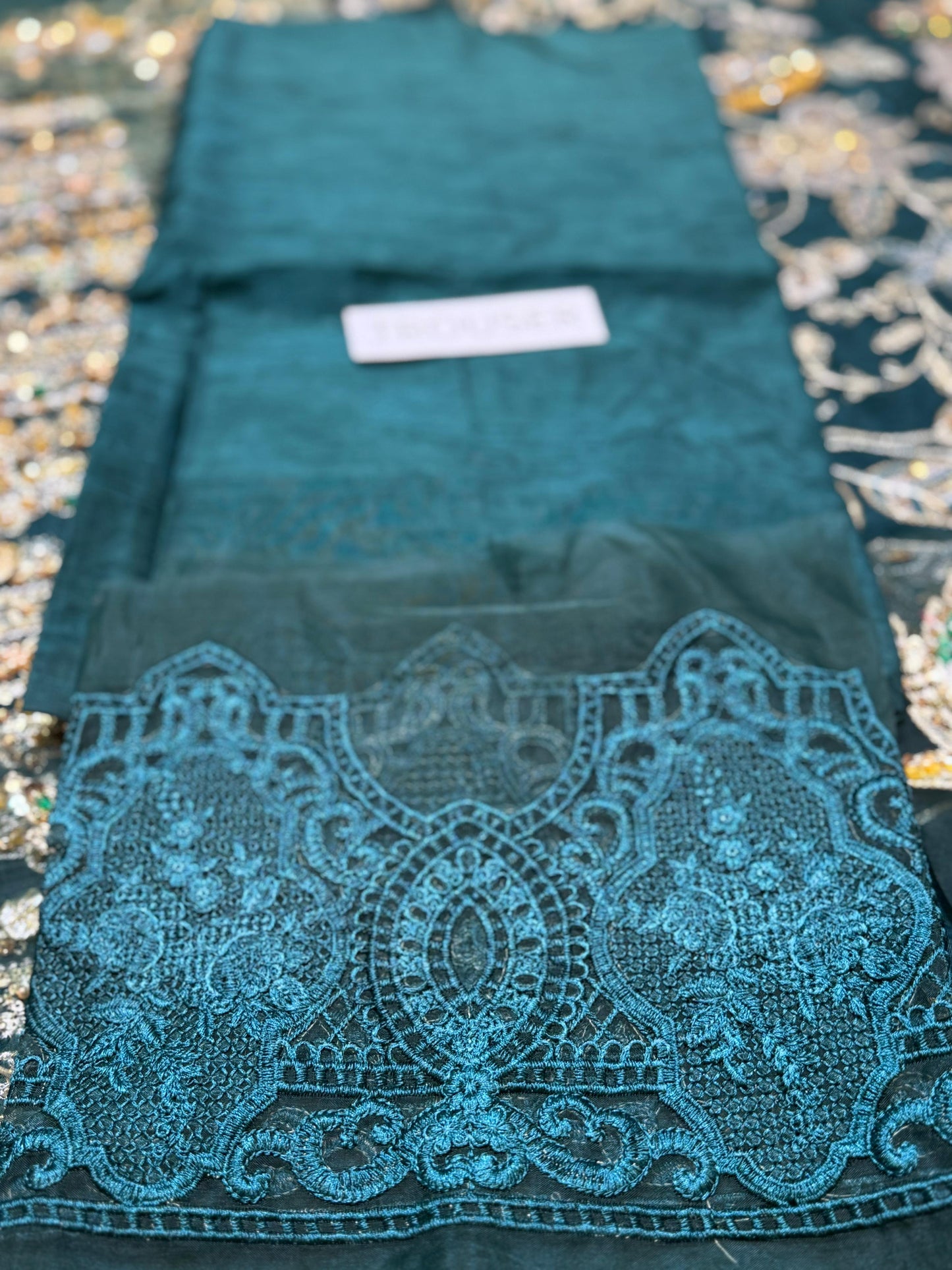 Sana Safinaz | Wedding Couture Luxury Hand Made Raw Silk | B-389