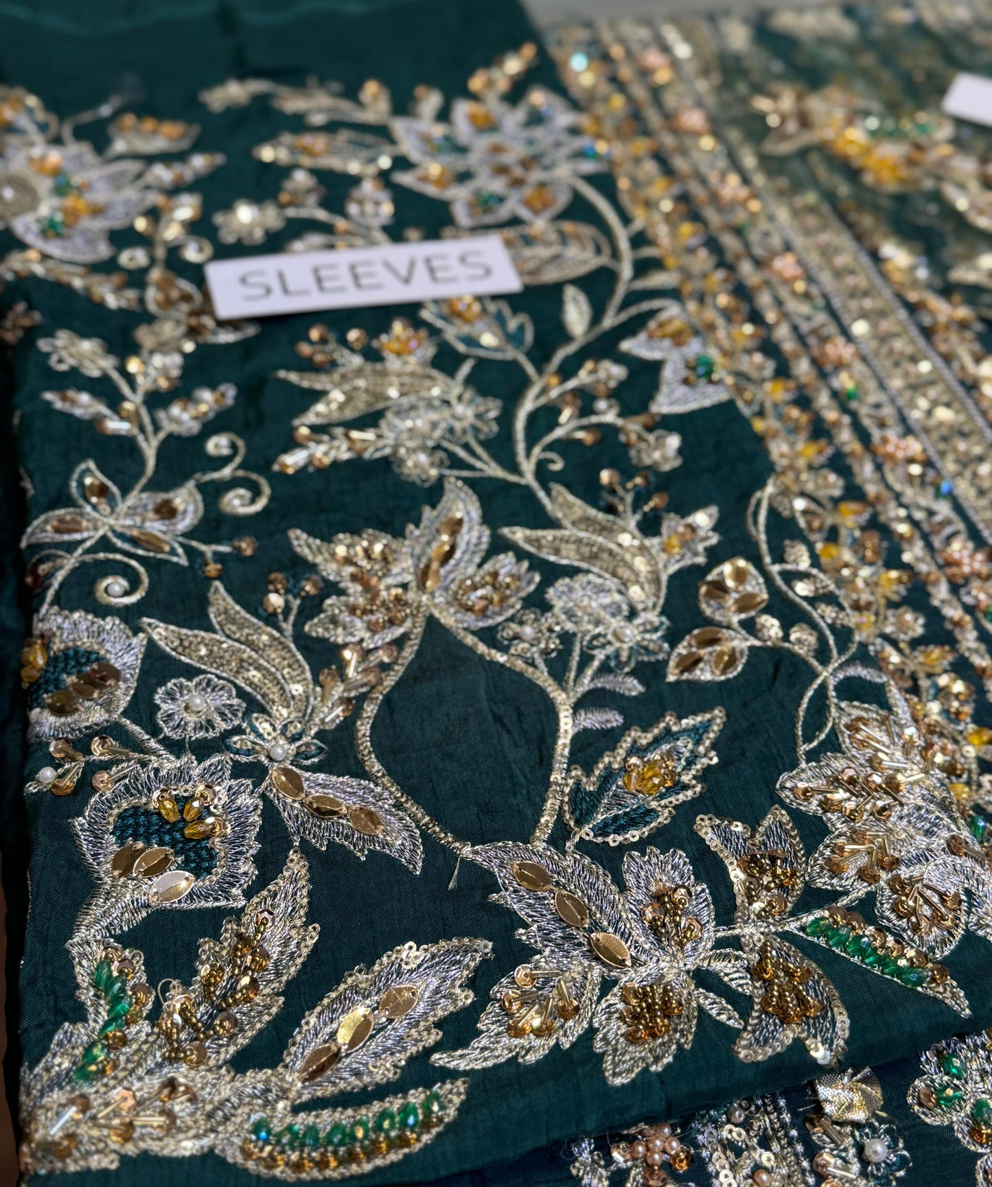 Sana Safinaz | Wedding Couture Luxury Hand Made Raw Silk | B-389