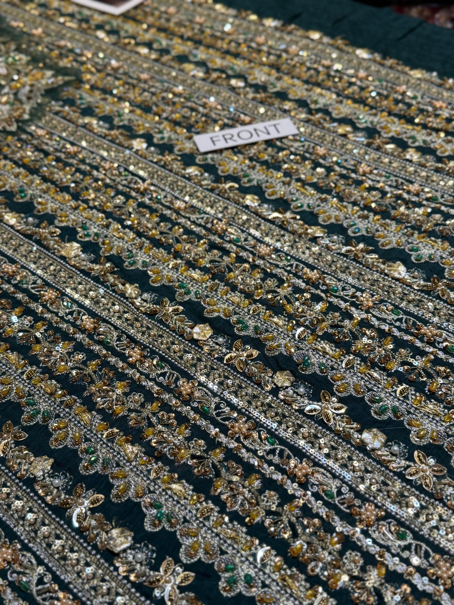 Sana Safinaz | Wedding Couture Luxury Hand Made Raw Silk | B-389