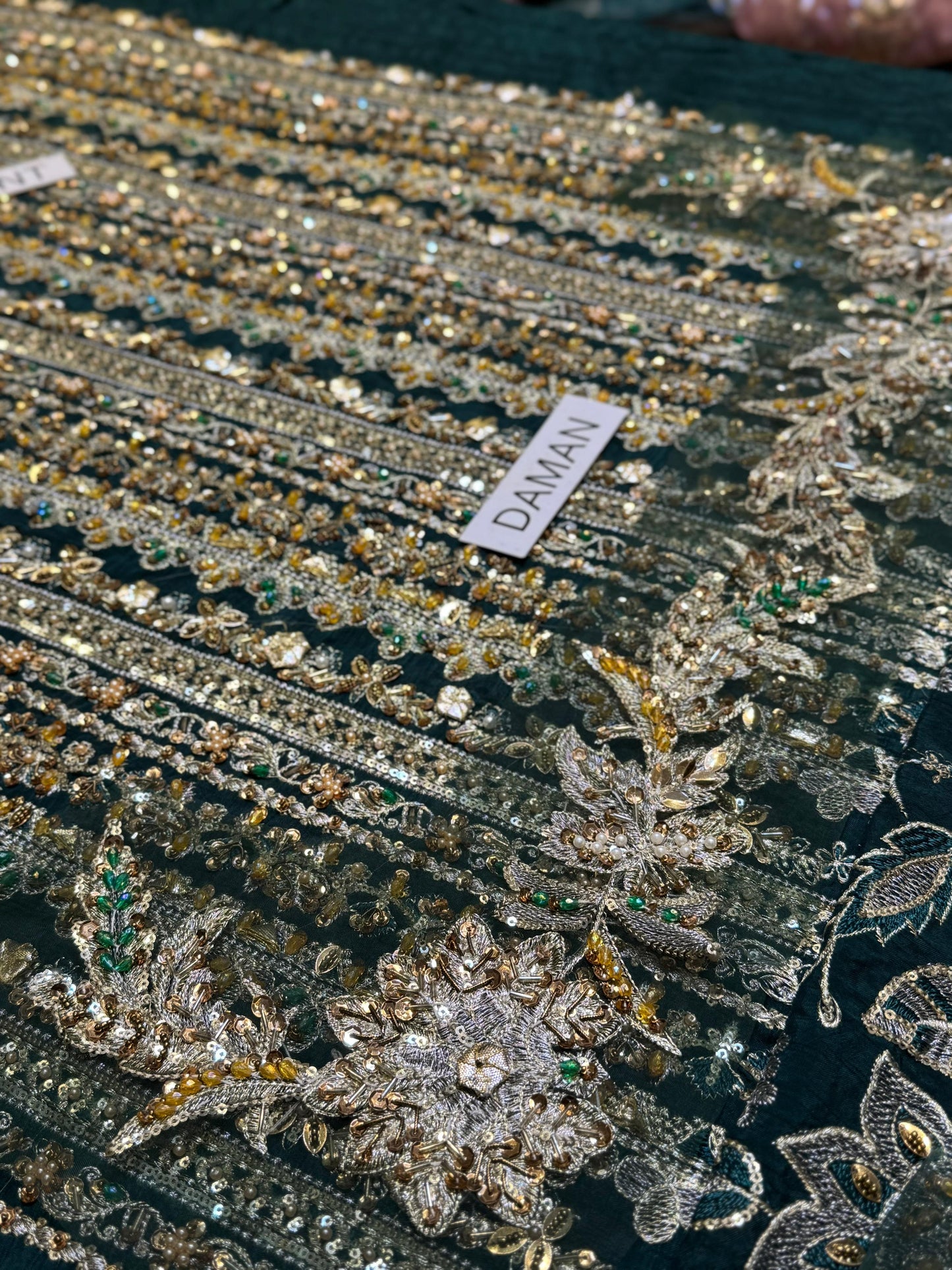 Sana Safinaz | Wedding Couture Luxury Hand Made Raw Silk | B-389