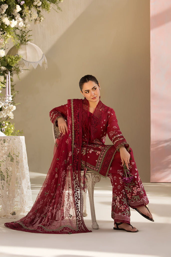 Sobia Nazir | Embroidered Design 14A Luxury Lawn 2025 Unstitched | L25-14A