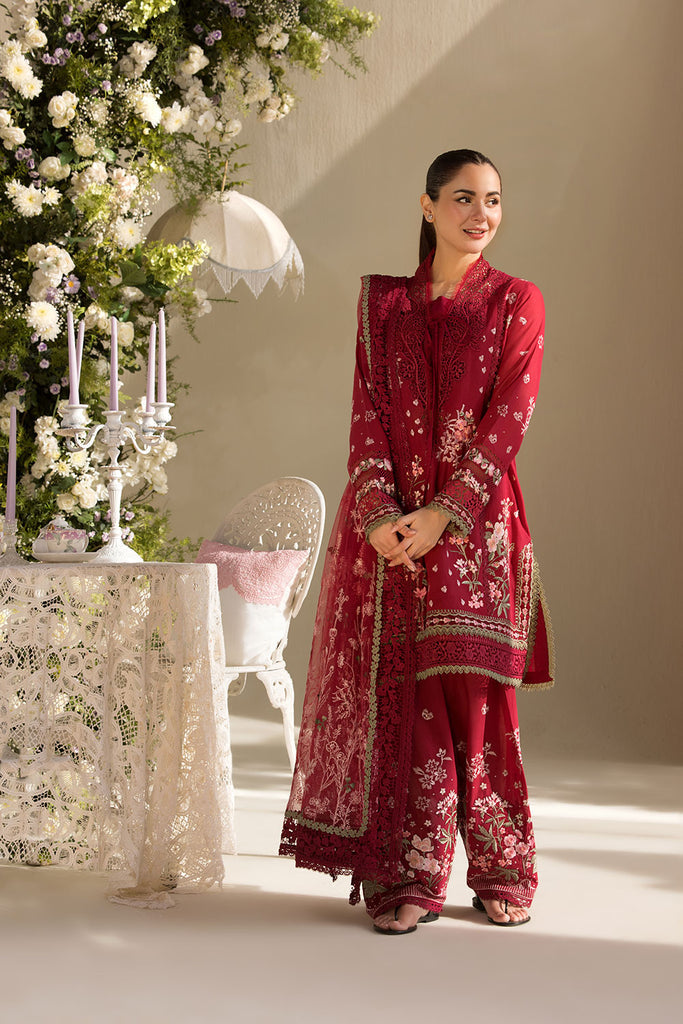 Sobia Nazir | Embroidered Design 14A Luxury Lawn 2025 Unstitched | L25-14A