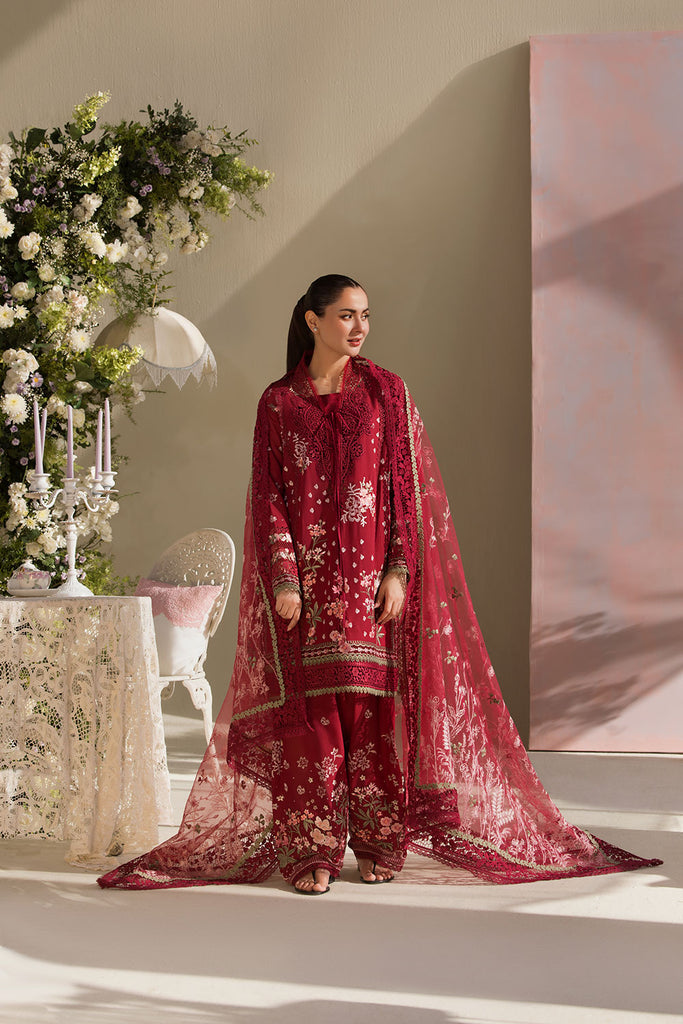 Sobia Nazir | Embroidered Design 14A Luxury Lawn 2025 Unstitched | L25-14A