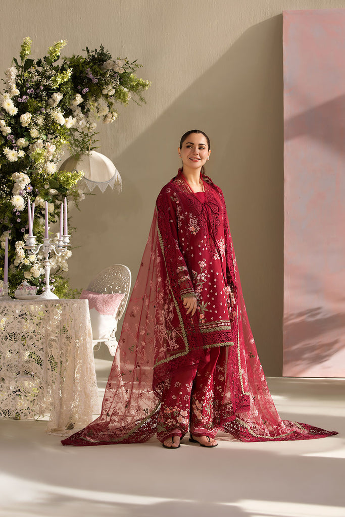 Sobia Nazir | Embroidered Design 14A Luxury Lawn 2025 Unstitched | L25-14A