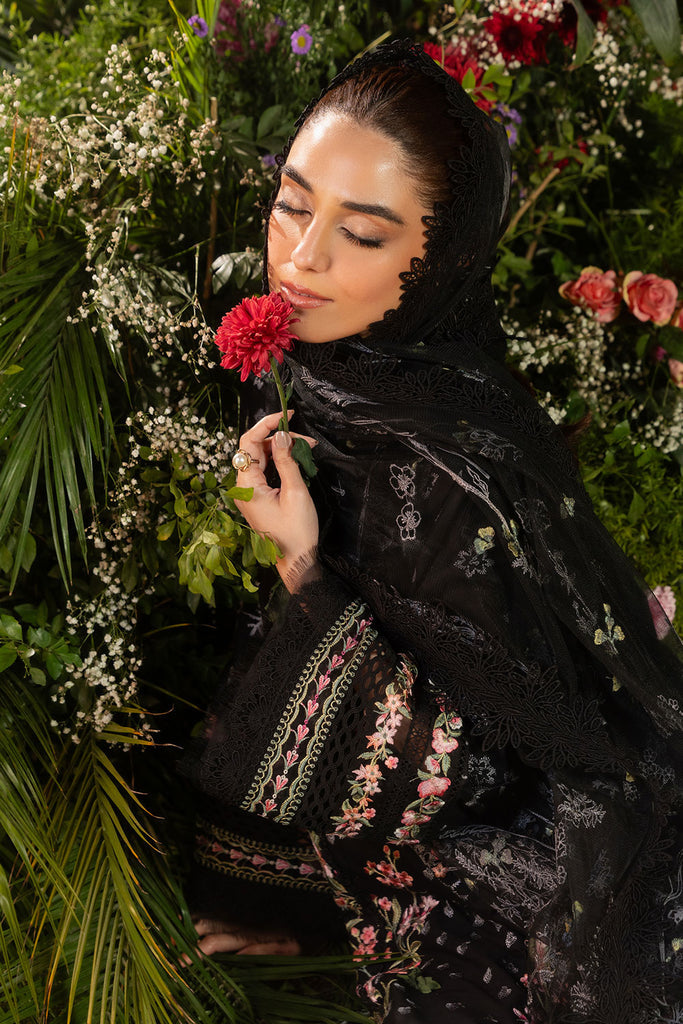 Sobia Nazir | Embroidered Design Luxury Lawn 2025 Unstitched 3 Piece | L25-14B
