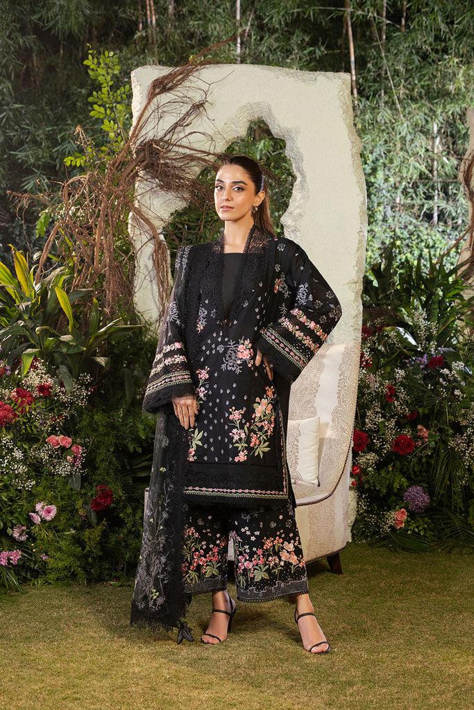 Sobia Nazir | Embroidered Design Luxury Lawn 2025 Unstitched 3 Piece | L25-14B
