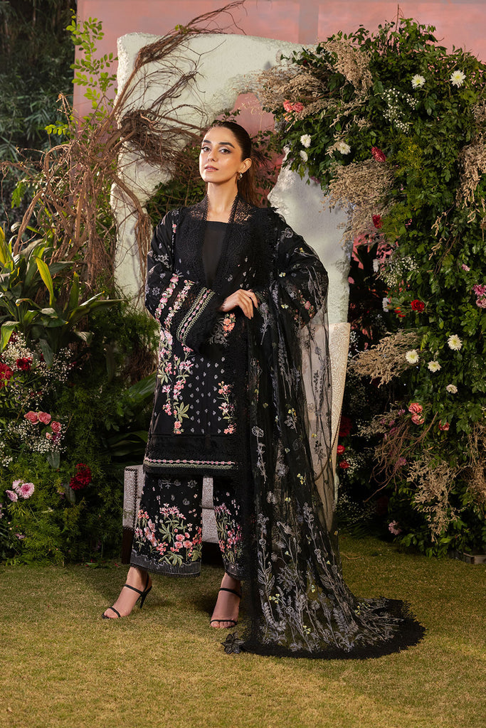 Sobia Nazir | Embroidered Design Luxury Lawn 2025 Unstitched 3 Piece | L25-14B