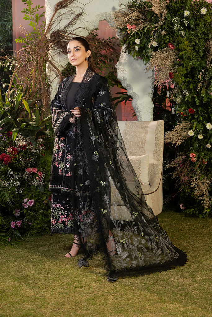 Sobia Nazir | Embroidered Design Luxury Lawn 2025 Unstitched 3 Piece | L25-14B