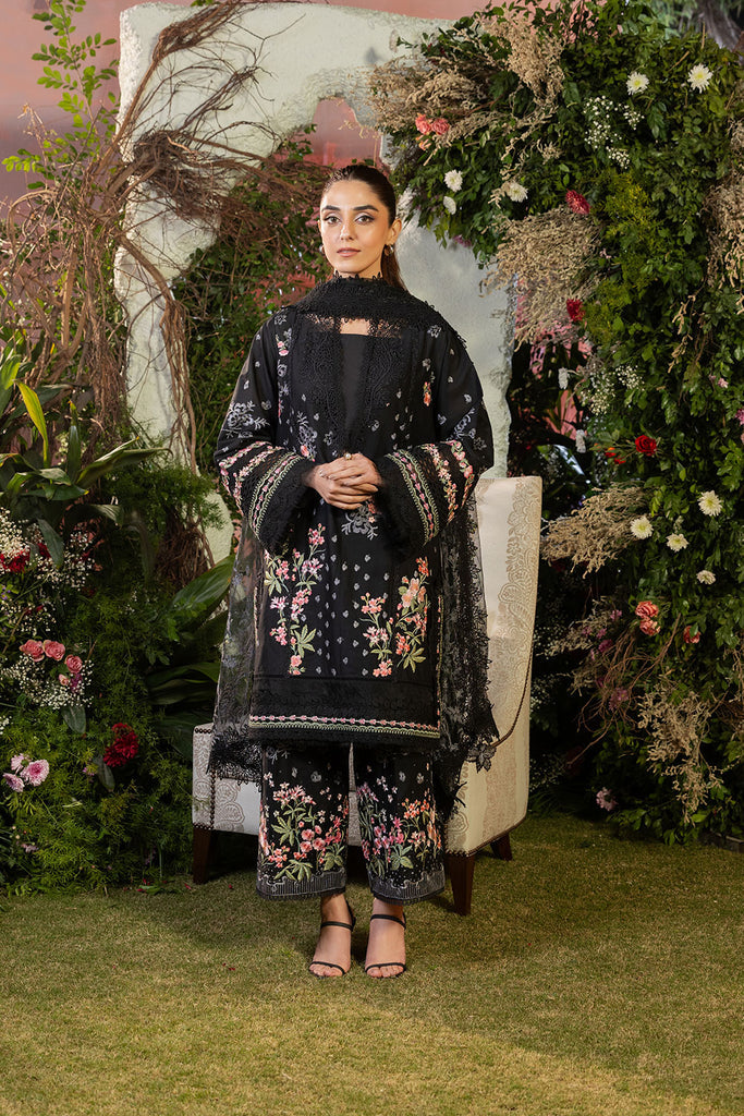 Sobia Nazir | Embroidered Design Luxury Lawn 2025 Unstitched 3 Piece | L25-14B