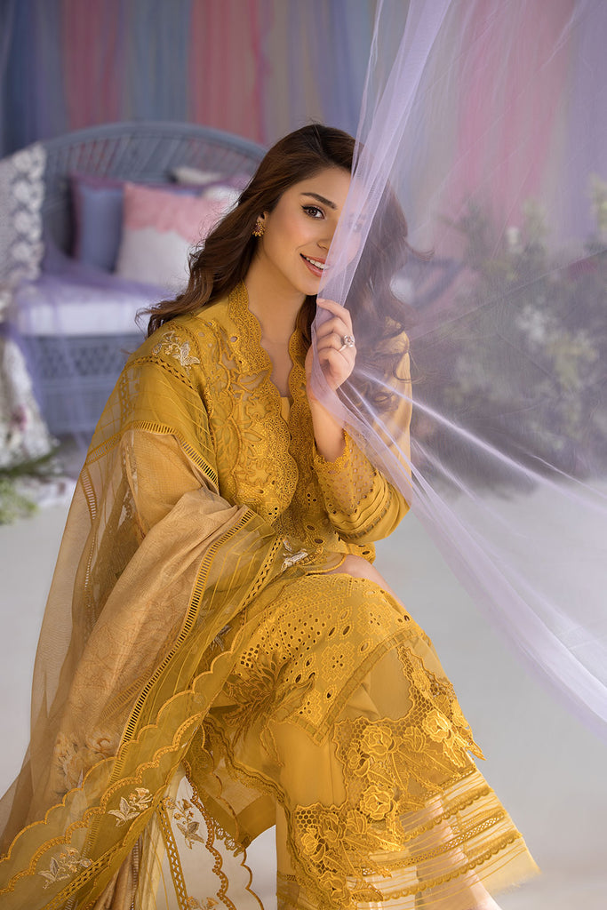 Sobia Nazir | 3 Piece Unstitched Embroidered Design Luxury Lawn 2025 | L25-1A