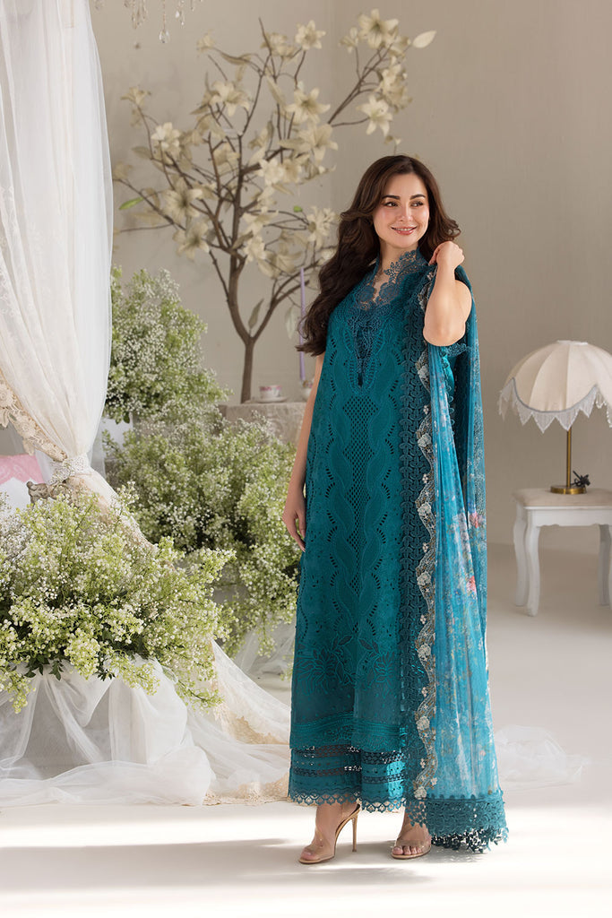 Sobia Nazir | 3 Piece Unstitched Embroidered Lawn | L25-2A