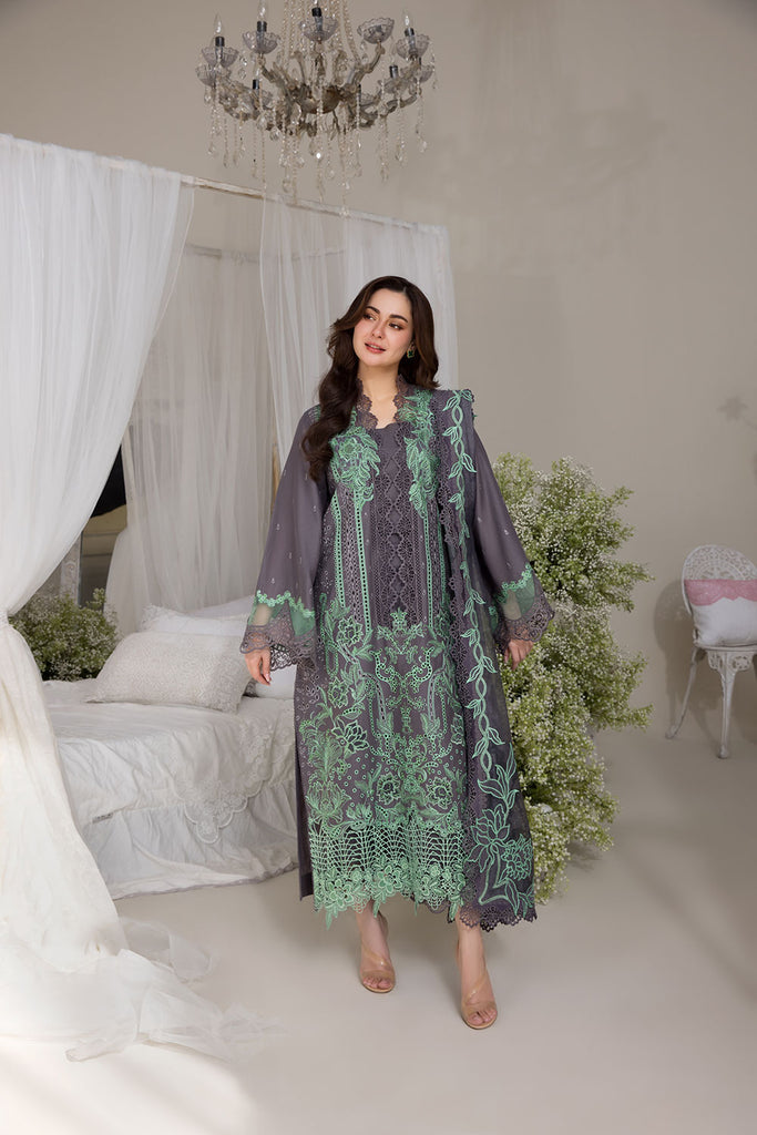 Sobia Nazir | 3 Piece Unstitched Embroidered Lawn | L25-3B