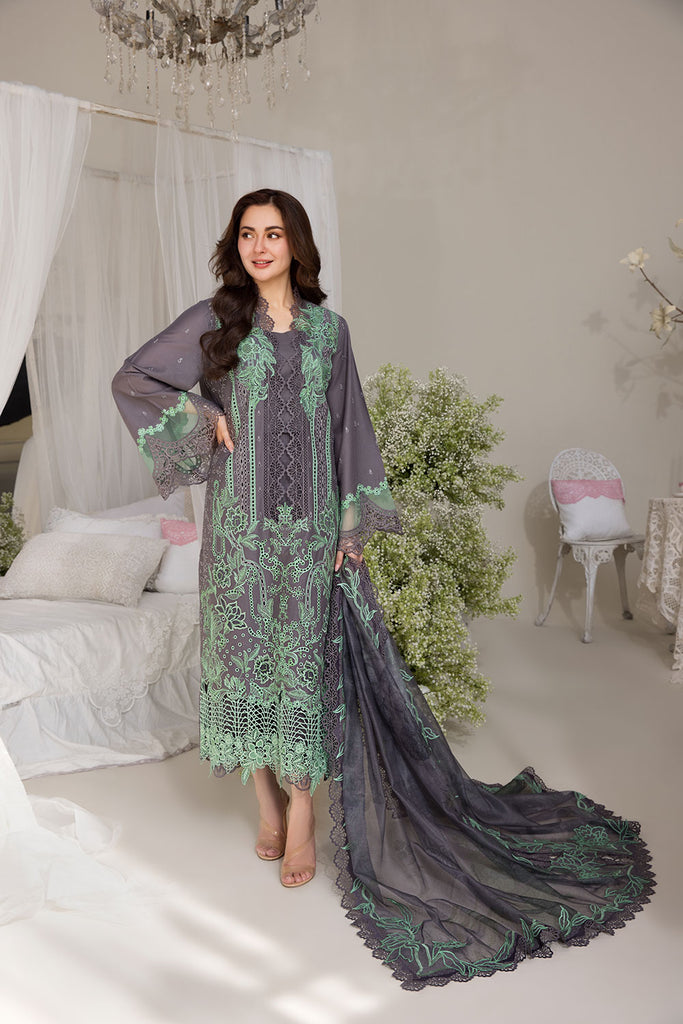 Sobia Nazir | 3 Piece Unstitched Embroidered Lawn | L25-3B