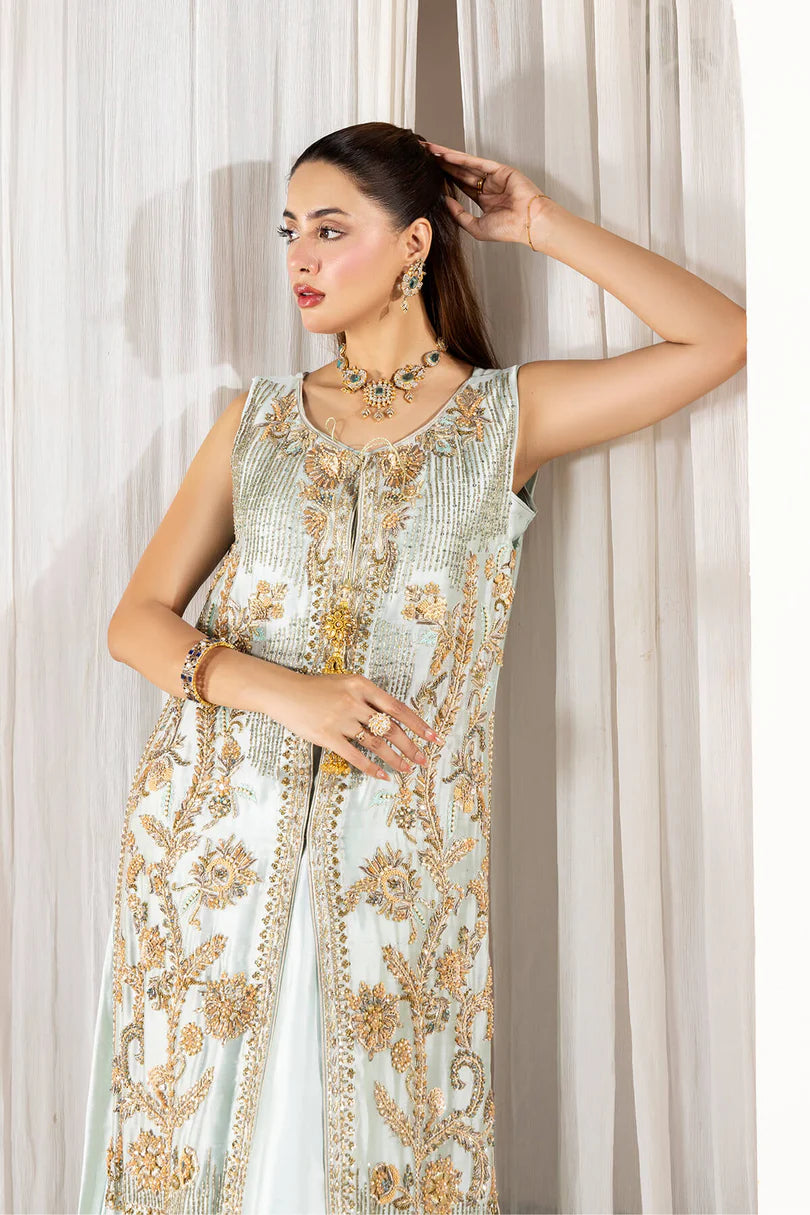 Emran Kashif | 3 Piece Unstitched Satin Silk with exquisite embellishments | Masoue Rade