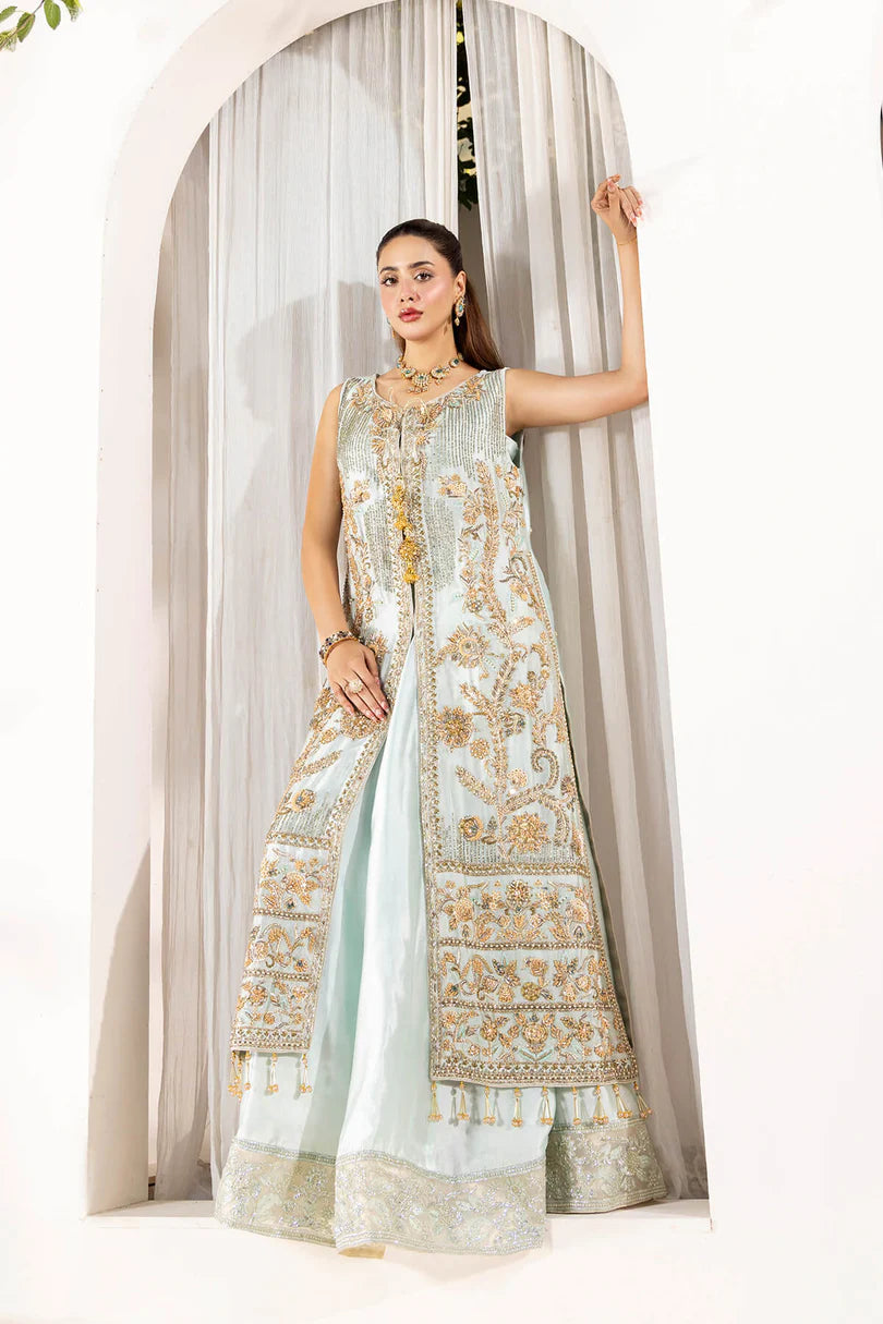 Emran Kashif | 3 Piece Unstitched Satin Silk with exquisite embellishments | Masoue Rade