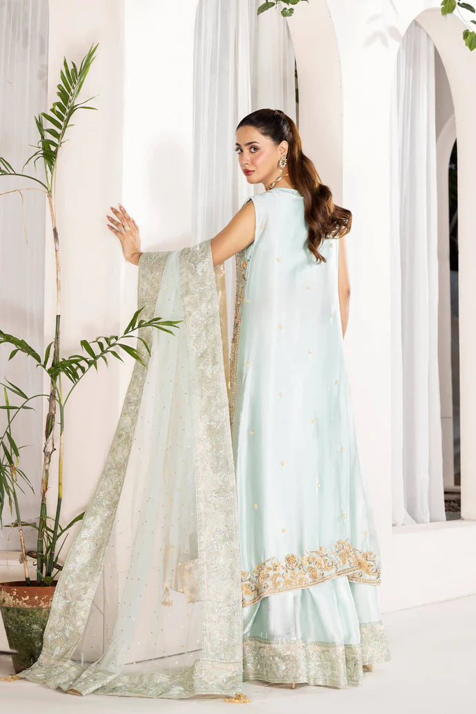 Emran Kashif | 3 Piece Unstitched Satin Silk with exquisite embellishments | Masoue Rade