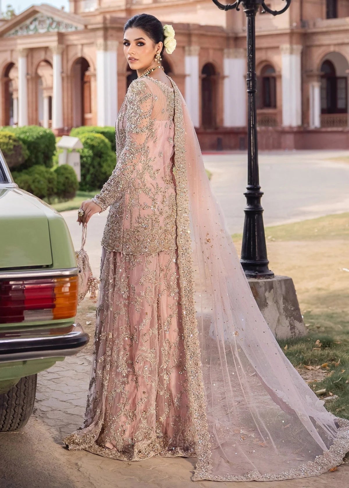 Kanwal Malik | 3 Piece Unstitched Embroidered Net Fabric | Aria
