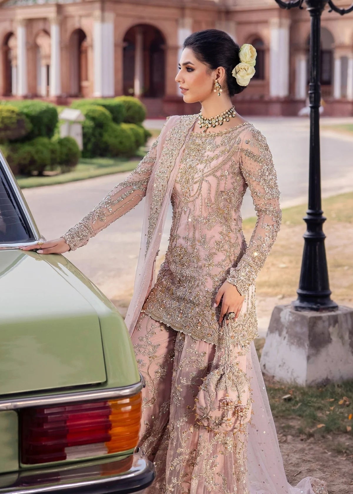 Kanwal Malik | 3 Piece Unstitched Embroidered Net Fabric | Aria