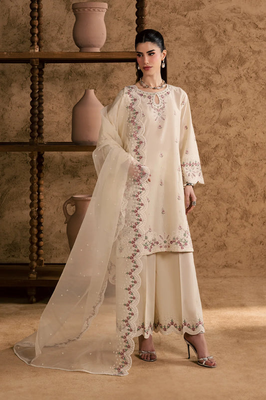 Batik | 3 Piece Unstitched Embroidered Lawn | Madrid