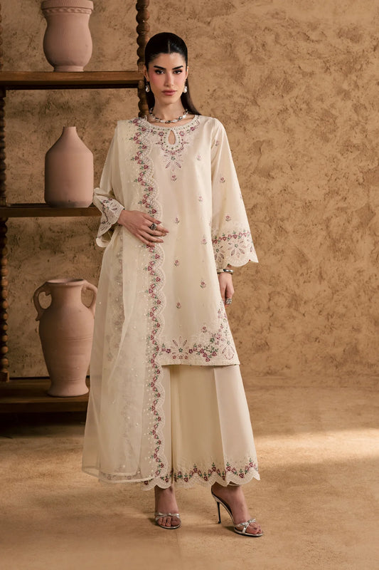 Batik | 3 Piece Unstitched Embroidered Lawn | Madrid