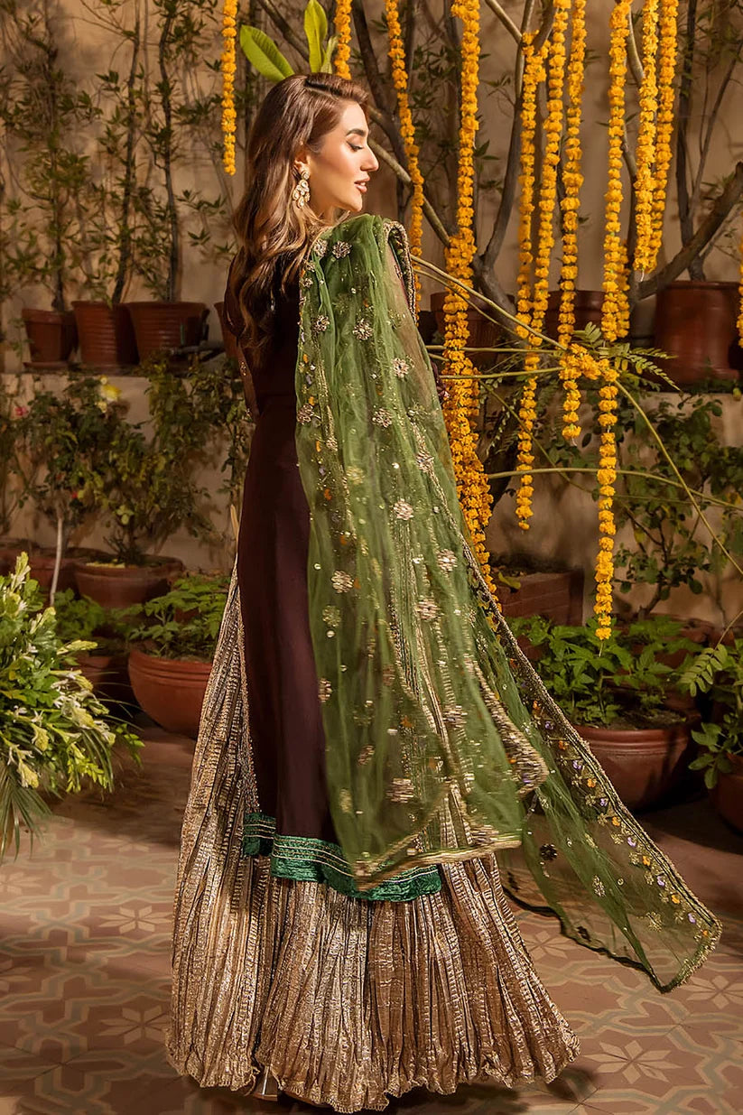 Khuda Baksh | 3 Piece Unstitched Embroidered Raw Silk | P-265