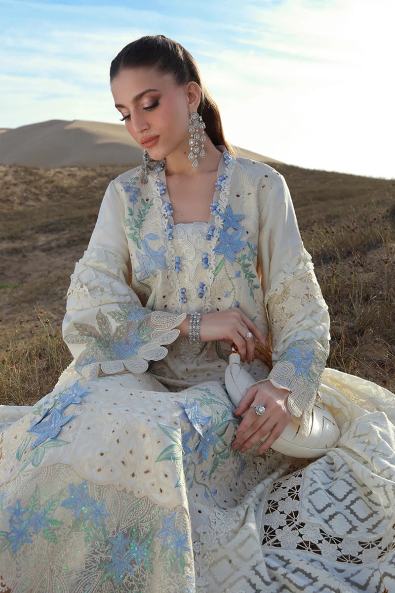 Rang Rasiya | 3 Piece Unstitched Embroidered Lawn | Nooreh