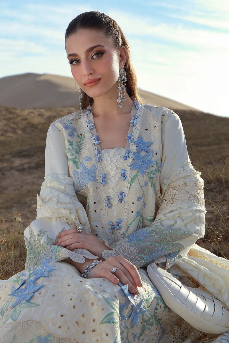 Rang Rasiya | 3 Piece Unstitched Embroidered Lawn | Nooreh