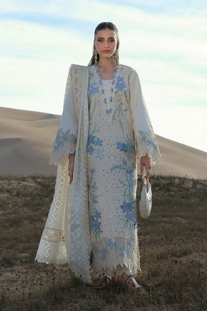 Rang Rasiya | 3 Piece Unstitched Embroidered Lawn | Nooreh