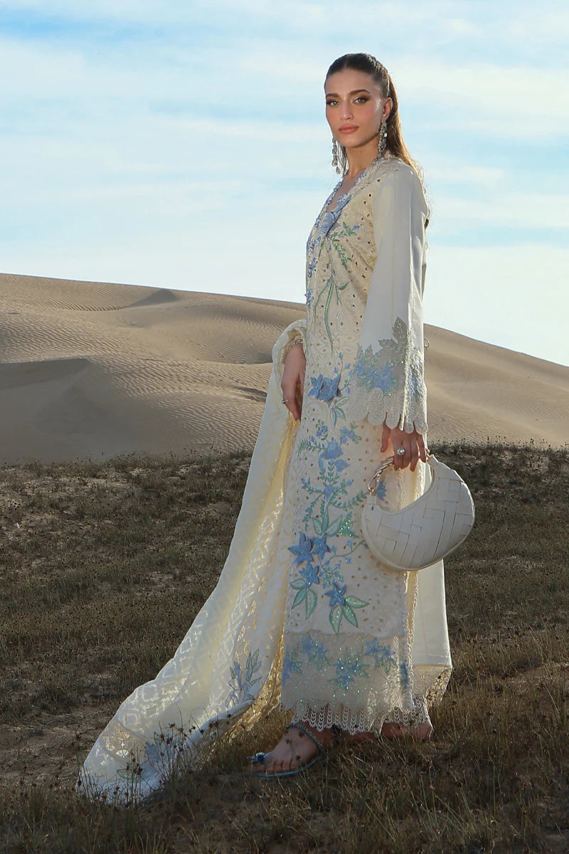 Rang Rasiya | 3 Piece Unstitched Embroidered Lawn | Nooreh