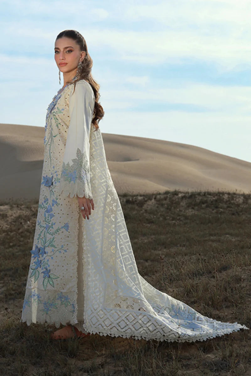 Rang Rasiya | 3 Piece Unstitched Embroidered Lawn | Nooreh