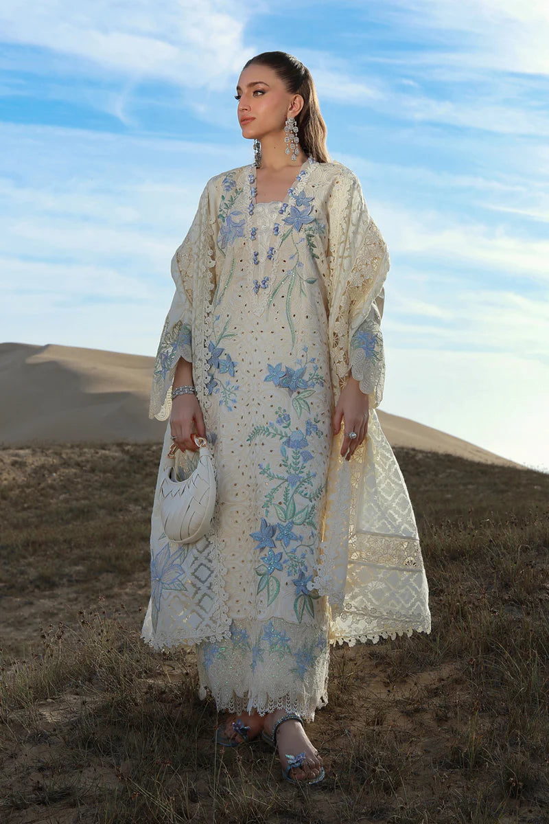 Rang Rasiya | 3 Piece Unstitched Embroidered Lawn | Nooreh