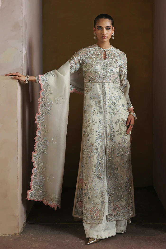 Soraya | 3 Piece Unstitched Embroidered Organza | Novara