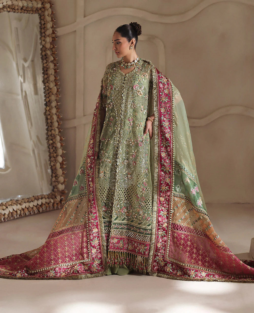 Republic Womens Wear | 3 Piece Unstitched Embroidered Organza | Eliane