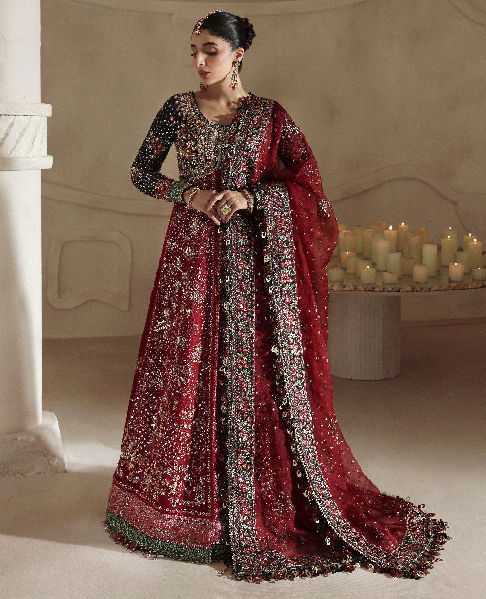 Republic Womens Wear | 3 Piece Unstitched Embroidered Organza | Lucienne