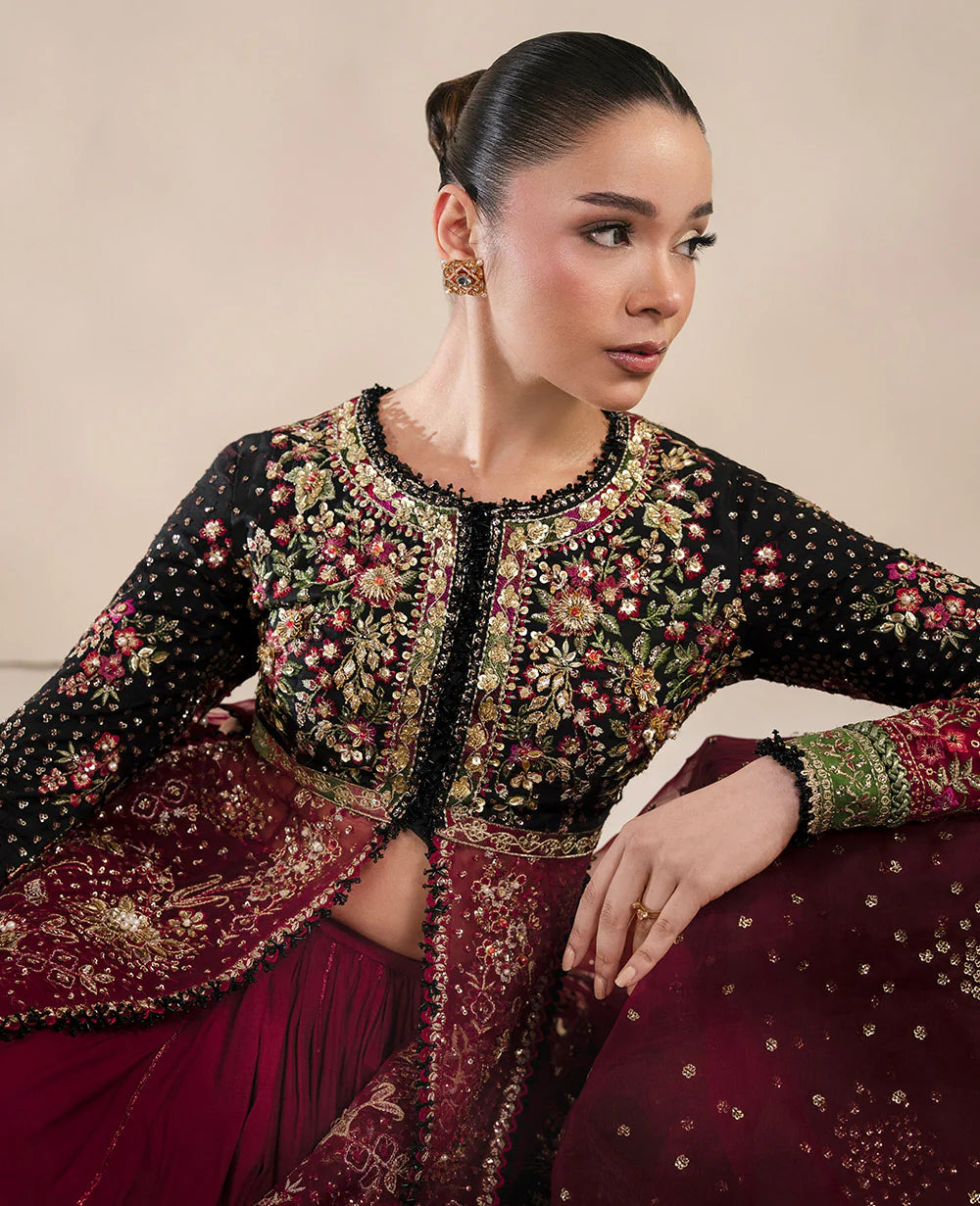 Republic Womens Wear | 3 Piece Unstitched Embroidered Organza | Lucienne